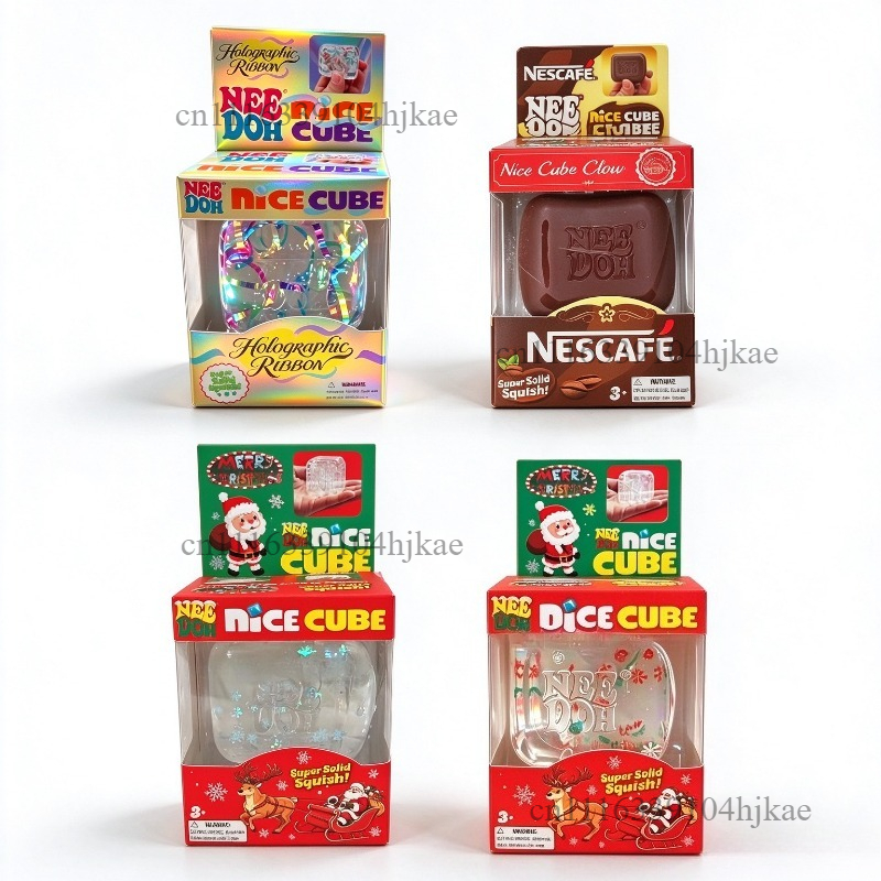 NeeDoh Nice Cube – мягкая игру – обзор и цена Kids Toys Xmas